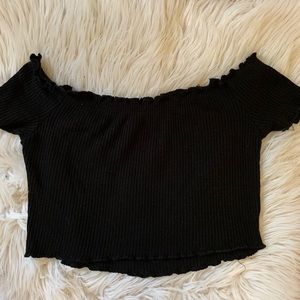 Off The Shoulder Crop Top